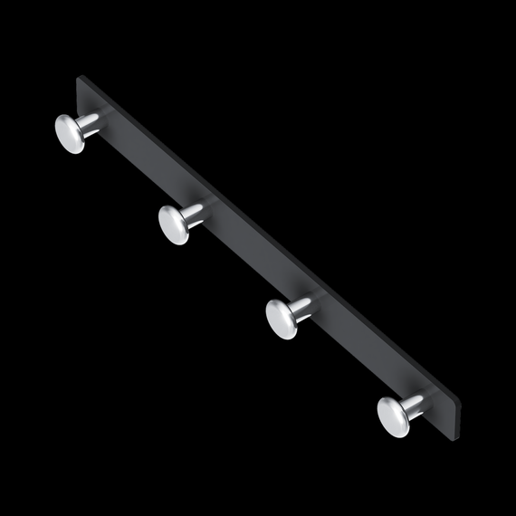 Набор крючков Damixa Jupiter DA7735900, цвет чёрный - фото 4