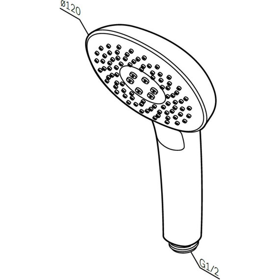 Ручной душ Am.Pm Spirit V2.0 F0270A000 - фото 4