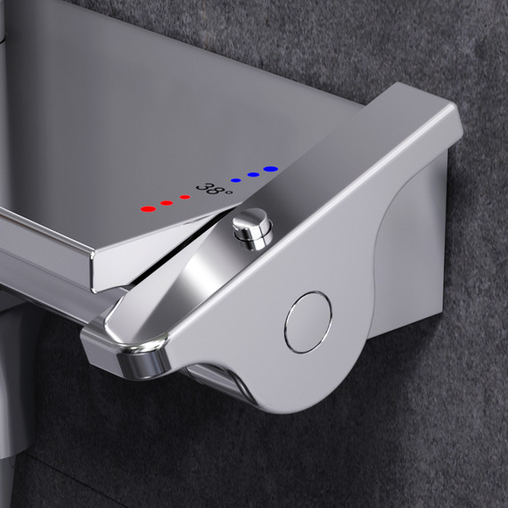 Душевая стойка с термостатом Am.Pm Spirit V2.0 F0770A500 - фото 7