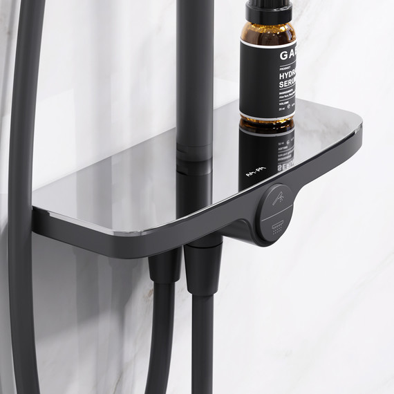 Душевая стойка Am.Pm Like F0780222, черный, Цвет производителя: чёрный - фото 6