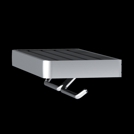 Держатель для туалетной бумаги Damixa Jupiter DA77341900, цвет чёрный - фото 4