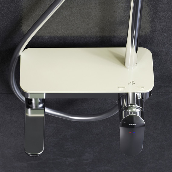 Душевая стойка Am.Pm Like F0780700, Цвет производителя: хром - фото, картинка 5 Душевая стойка Am.Pm Like F0780700, Цвет производителя: хром - фото 5