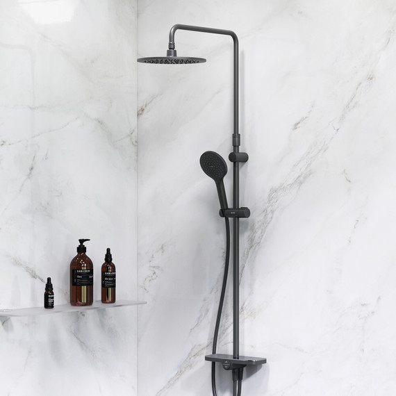 Душевая стойка Am.Pm Like F0780222, черный, Цвет производителя: чёрный - фото 2