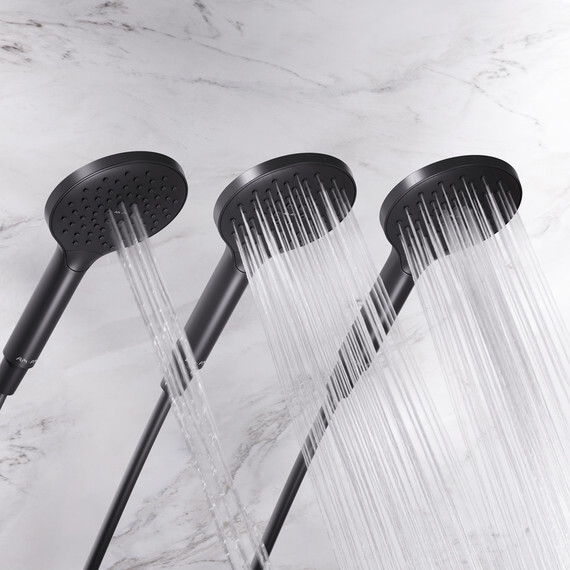 Душевая стойка c термостатом Am.Pm Like F0780422, черный, Цвет производителя: чёрный - фото 8