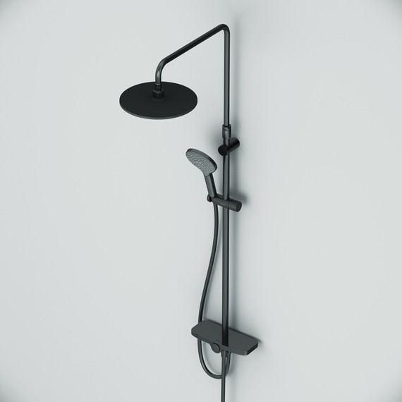 Душевая стойка Am.Pm Like F0780222, черный, Цвет производителя: чёрный - фото 11