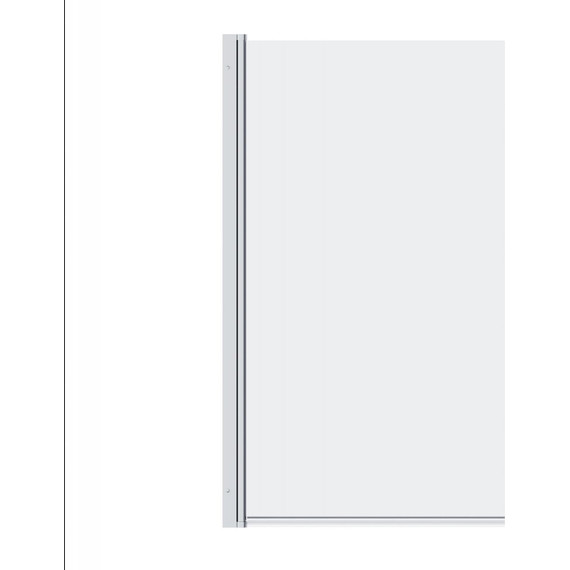 Шторка для ванны Damixa Skyline 80х140 см DX35WBS-D080-140MT, хром/прозрачное - фото 5