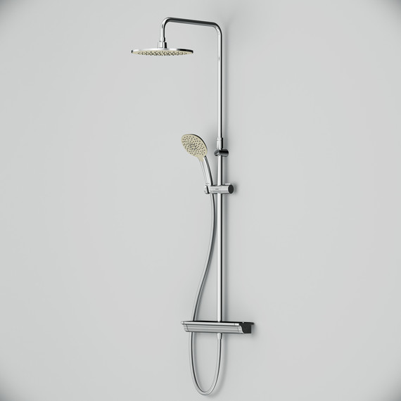 Душевая стойка с термостатом Am.Pm Spirit V2.0 F0770A400 - фото, картинка 11 Душевая стойка с термостатом Am.Pm Spirit V2.0 F0770A400 - фото 11