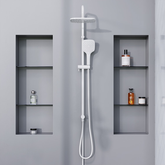 Душевая стойка Damixa Origin Evo DX978200200, белый - фото 4