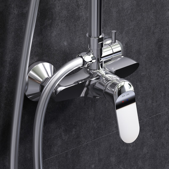 Душевая стойка Am.Pm Sunny F0785C800 - фото, картинка 5 Душевая стойка Am.Pm Sunny F0785C800 - фото 5