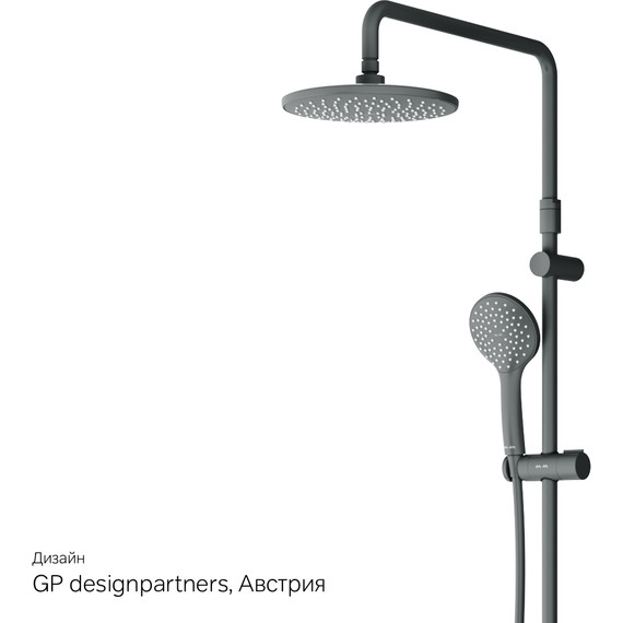 Душевая стойка Am.Pm Gem F42890A24, чёрный - фото 14