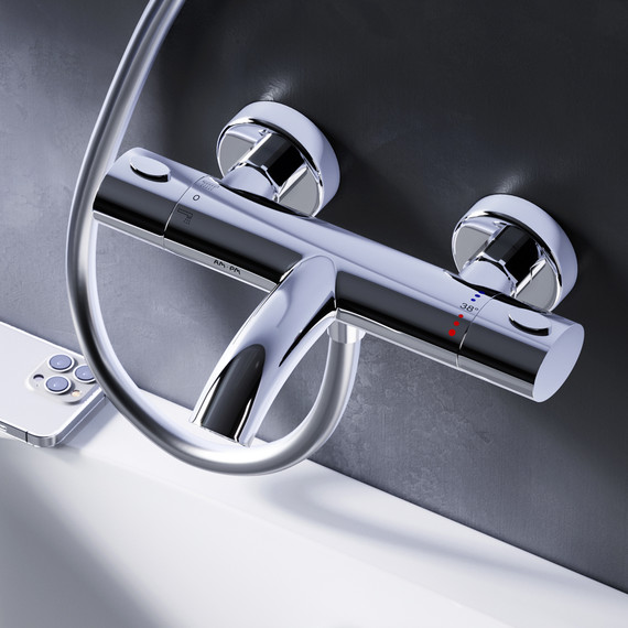 Смеситель для ванны с термостатом Am.Pm Sense F7550064 - фото 2