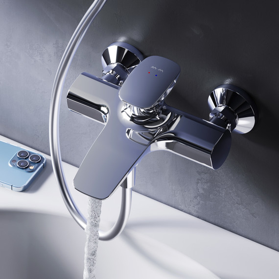 Смеситель для ванны Am.Pm Spirit V2.0 F70A10000 - фото, картинка 3 Смеситель для ванны Am.Pm Spirit V2.0 F70A10000 - фото 3