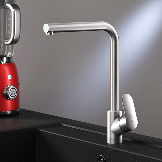 Смеситель для кухни Like F8005011, сатин, Цвет производителя: сатин - фото 2