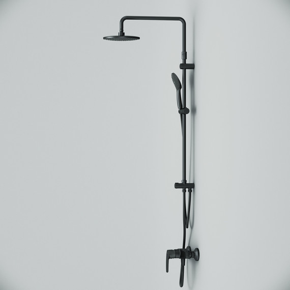 Душевая стойка Am.Pm Gem F42890A24, чёрный - фото 10