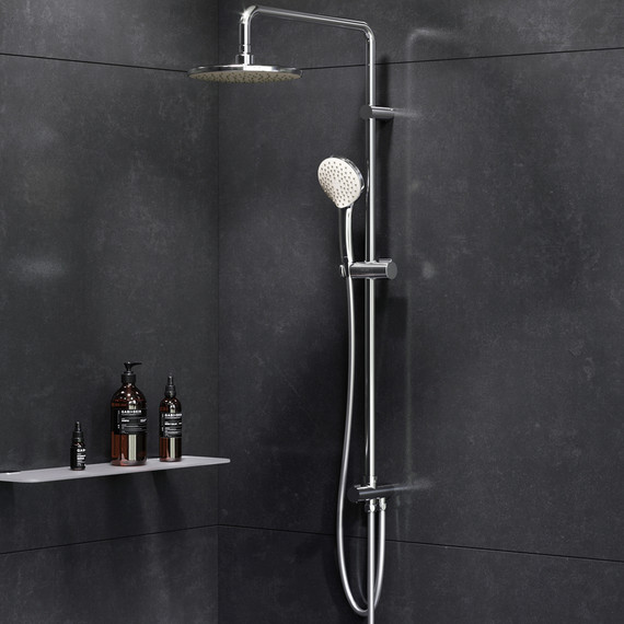 Душевая стойка Am.Pm Gem F0790000, Цвет производителя: хром - фото, картинка 2 Душевая стойка Am.Pm Gem F0790000, Цвет производителя: хром - фото 2