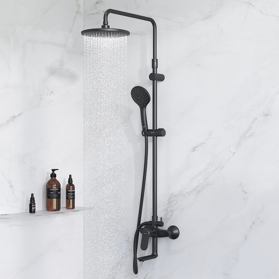 Душевая стойка Am.Pm Sunny F0785C922, черный, Цвет производителя: чёрный - фото 3