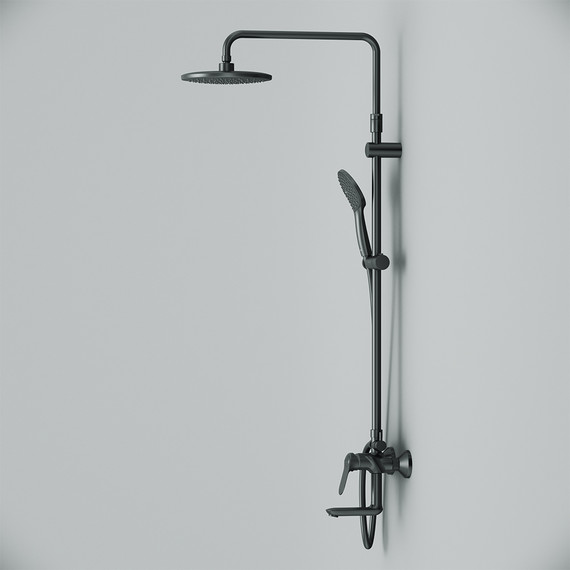 Душевая стойка Am.Pm Sunny F0785C922, черный, Цвет производителя: чёрный - фото 6