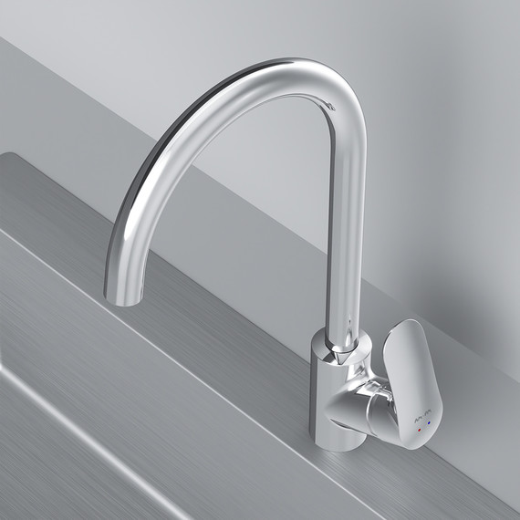 Смеситель для кухни Am.Pm Like F8007100, Цвет производителя: хром - фото 5
