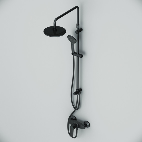 Душевая стойка Am.Pm Gem F42890A24, чёрный - фото 9