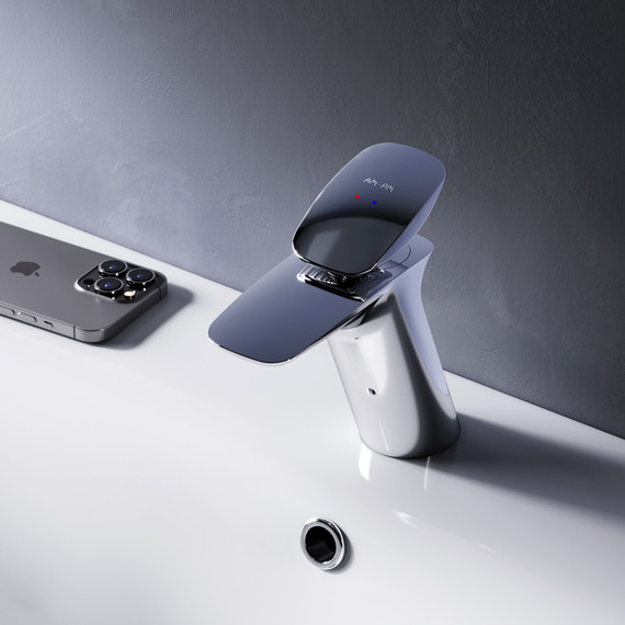 Смеситель для раковины Am.Pm Spirit V2.0 F70A02100 - фото, картинка 2 Смеситель для раковины Am.Pm Spirit V2.0 F70A02100 - фото 2