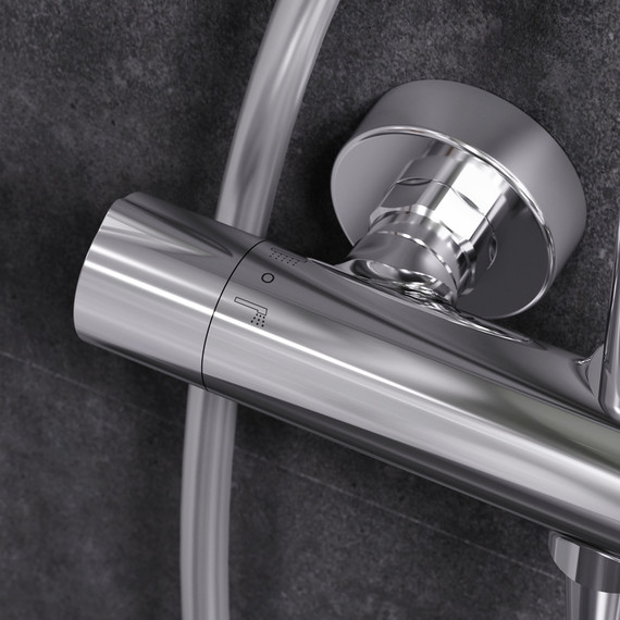 Душевая стойка с термостатом Am.Pm Gem F0790420 - фото 5