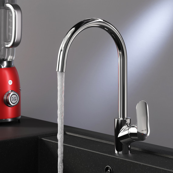 Смеситель для кухни Am.Pm Like F8007100, Цвет производителя: хром - фото 3