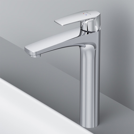 Смеситель для раковины высокий Am.Pm Gem F90A92000, Цвет производителя: хром - фото, картинка 4 Смеситель для раковины высокий Am.Pm Gem F90A92000, Цвет производителя: хром - фото 4