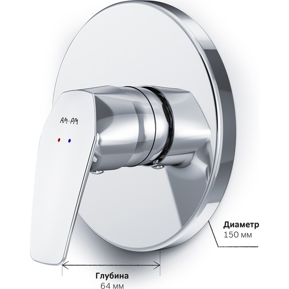 Смеситель для душа Am.Pm Gem F9075000 - фото 10