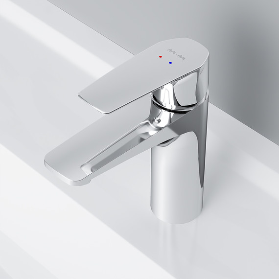 Смеситель для раковины Am.Pm Gem F90A02100, Цвет производителя: хром - фото, картинка 5 Смеситель для раковины Am.Pm Gem F90A02100, Цвет производителя: хром - фото 5