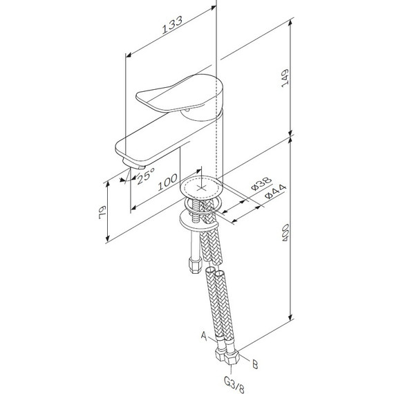Смеситель для раковины Am.Pm X-Joy F85A02100, Цвет производителя: хром - фото, картинка 12 Смеситель для раковины Am.Pm X-Joy F85A02100, Цвет производителя: хром - фото 12