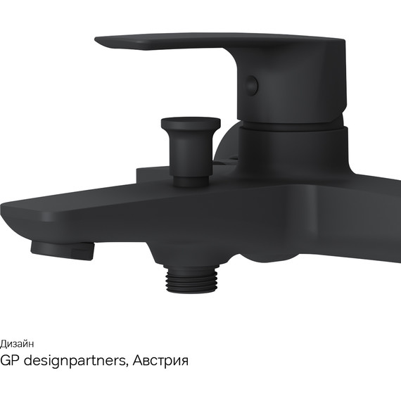 Смеситель для ванны Am.Pm Gem F90A10022, черный, Цвет производителя: чёрный - фото 10