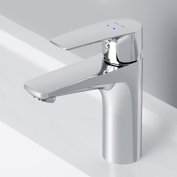 Смеситель для раковины Am.Pm Gem F90A02100, Цвет производителя: хром - фото, картинка 4 Смеситель для раковины Am.Pm Gem F90A02100, Цвет производителя: хром - фото 4