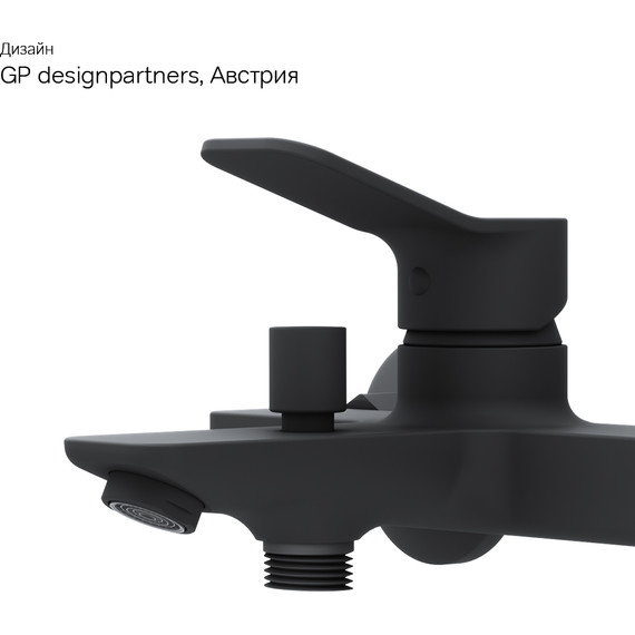 Смеситель для ванны Am.Pm X-Joy F85A10022, черный, Цвет производителя: чёрный - фото 10