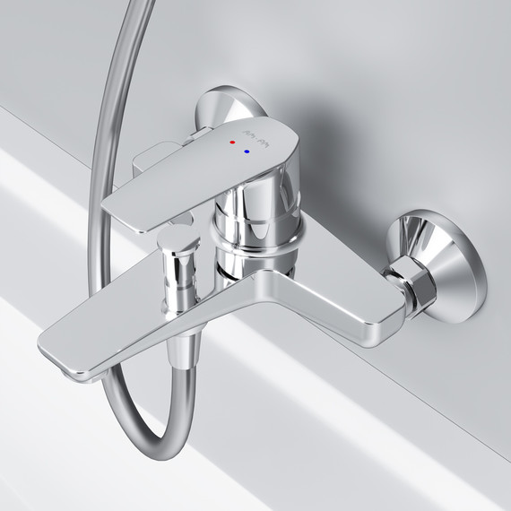 Смеситель для ванны Am.Pm Gem F90A10000, Цвет производителя: хром - фото 4