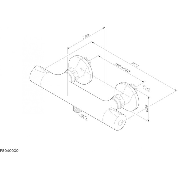 Смеситель для душа с термостатом Am.Pm Like F8040000 - фото, картинка 11 Смеситель для душа с термостатом Am.Pm Like F8040000 - фото 11