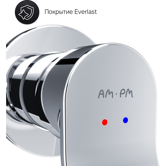 Смеситель для раковины настенный Am.Pm X-Joy F85A72600, Цвет производителя: хром - фото 7