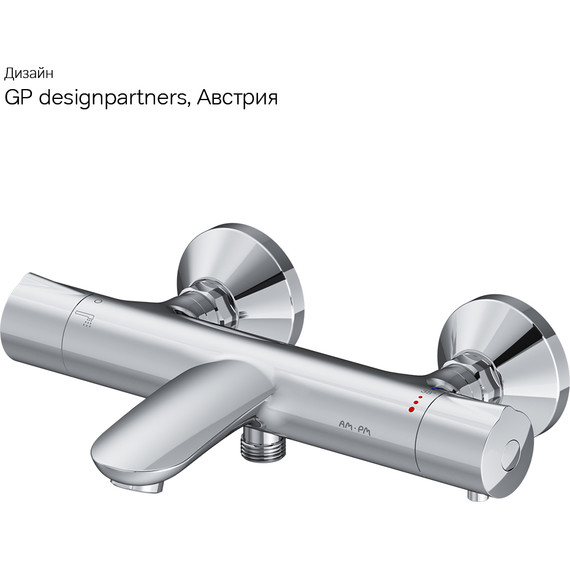 Смеситель для ванны с термостатом Am.Pm Like F8050000 - фото, картинка 10 Смеситель для ванны с термостатом Am.Pm Like F8050000 - фото 10