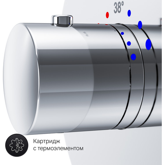Термостат для душа Am.Pm Like F8075500 - фото 8