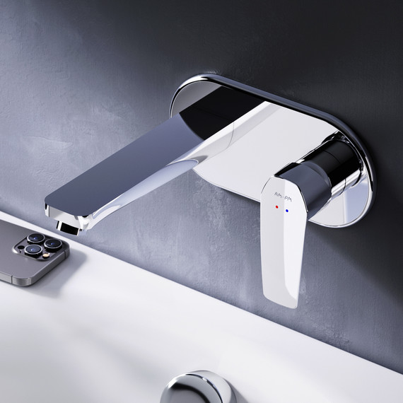 Смеситель для раковины настенный Am.Pm Gem F90A72200, Цвет производителя: хром - фото 2