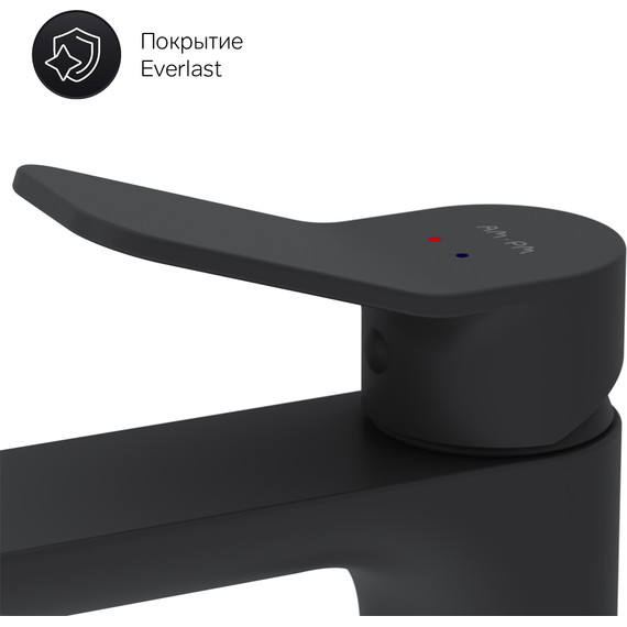 Смеситель для раковины Am.Pm X-Joy F85A02122, черный, Цвет производителя: чёрный - фото, картинка 7 Смеситель для раковины Am.Pm X-Joy F85A02122, черный, Цвет производителя: чёрный - фото 7