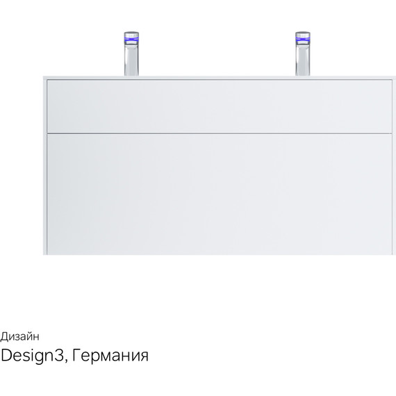 Тумба подвесная с раковиной Am.Pm Inspire 2.0 120 см M50AFHX1203WM, белый матовый - фото 11