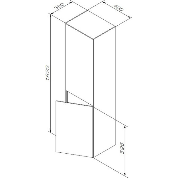 Пенал подвесной Am.Pm Inspire V2.0 40 см M50ACHX0406GM, графит матовый - фото 8