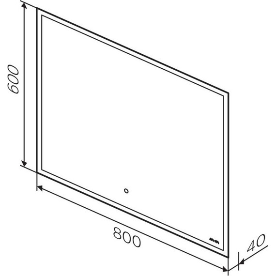 Зеркало Am.Pm Spirit V2.0 80 см M71AMOX0801SA - фото 5