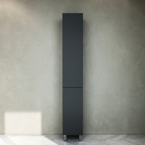 Пенал напольный Am.Pm Gem 30 см R M90CSR0306GM, графит матовый - фото, картинка 2 Пенал напольный Am.Pm Gem 30 см R M90CSR0306GM, графит матовый - фото 2