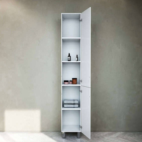 Пенал напольный Am.Pm Gem 30 см R M90CSR0306WG, белый глянцевый - фото 3