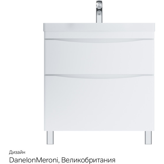 Тумба напольная с раковиной Am.Pm Like 80 см M80FSX0802WG, белый глянцевый - фото, картинка 11 Тумба напольная с раковиной Am.Pm Like 80 см M80FSX0802WG, белый глянцевый - фото 11