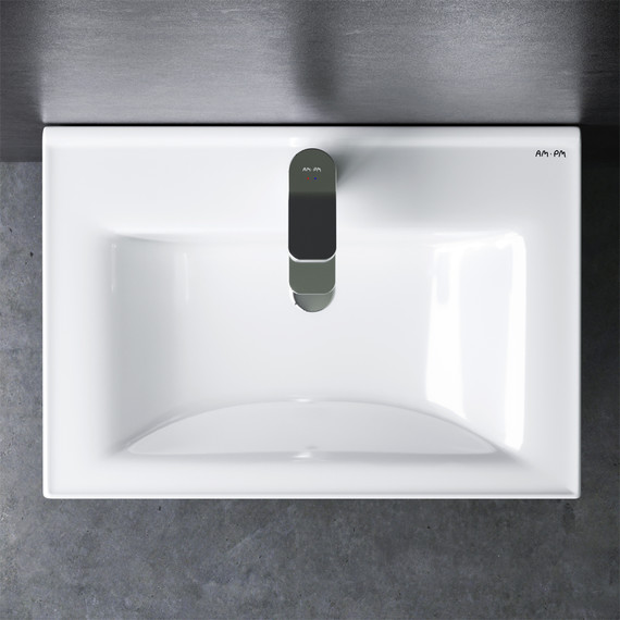 Тумба напольная с раковиной Am.Pm X-Joy 65 см M85AFSX0652WG, белый глянцевый - фото, картинка 4 Тумба напольная с раковиной Am.Pm X-Joy 65 см M85AFSX0652WG, белый глянцевый - фото 4