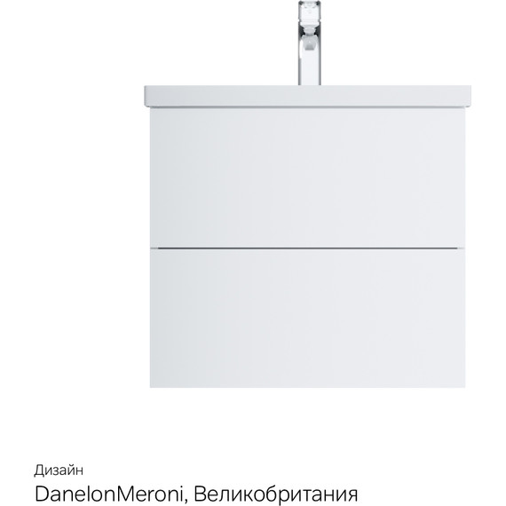 Тумба подвесная с раковиной Am.Pm Gem 60 см M90FHX06022WG, белый глянец, Цвет фасада: белый - фото, картинка 14 Тумба подвесная с раковиной Am.Pm Gem 60 см M90FHX06022WG, белый глянец, Цвет фасада: белый - фото 14