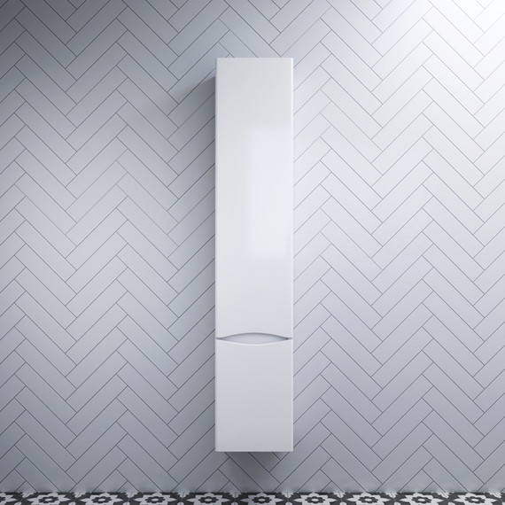 Пенал подвесной Am.Pm Like 35 см L M80CHL0356WG, белый глянцевый - фото 2