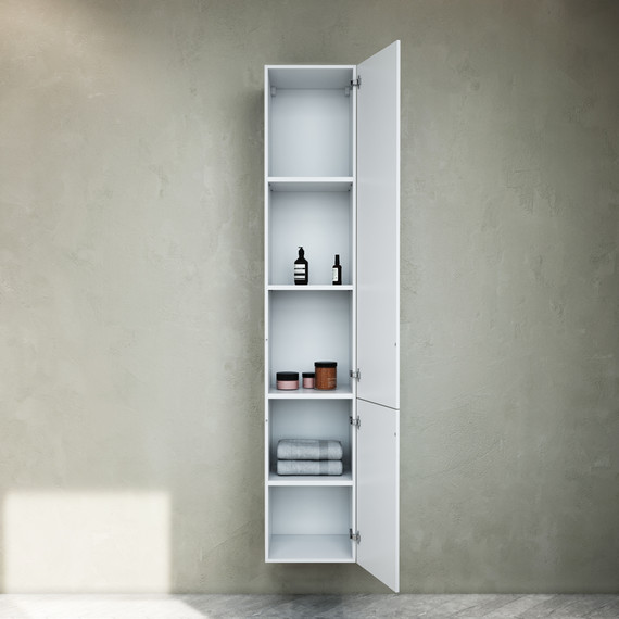 Пенал подвесной Am.Pm Gem 30 см R M90CHR0306WG, белый глянцевый - фото, картинка 3 Пенал подвесной Am.Pm Gem 30 см R M90CHR0306WG, белый глянцевый - фото 3